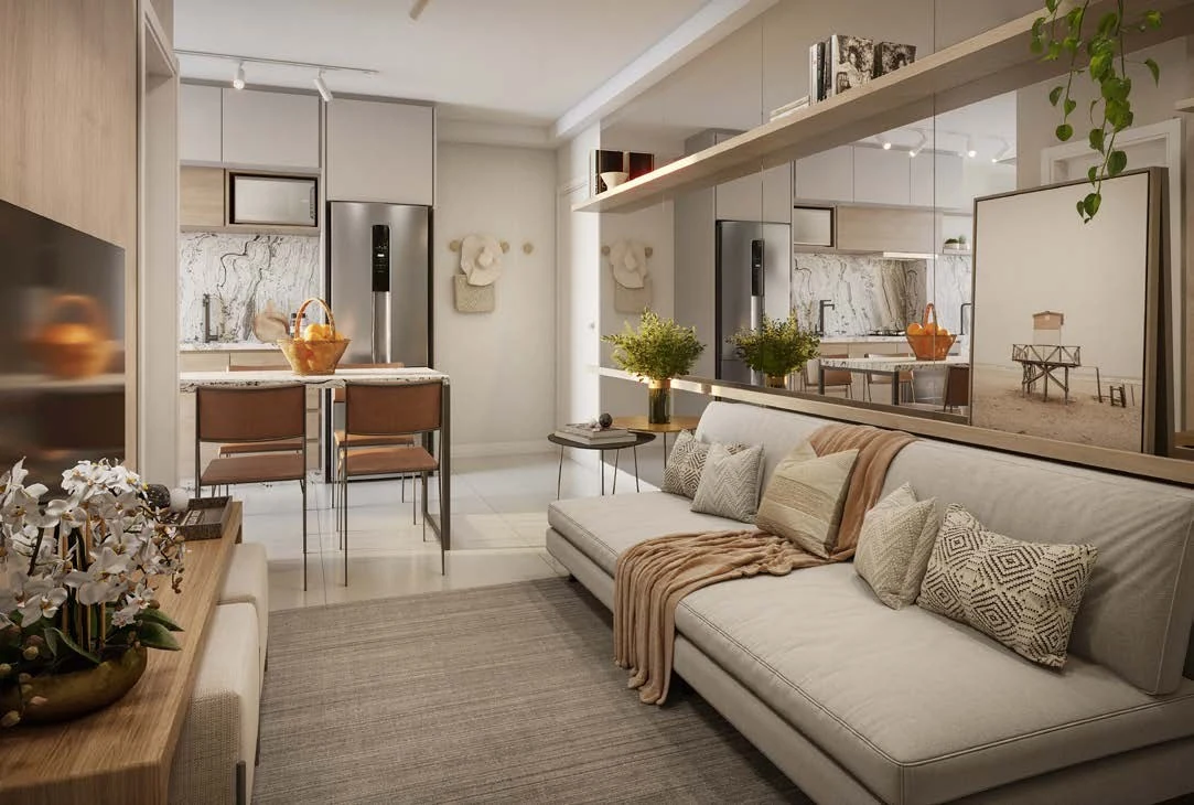 2 dormitórios de 39m² do Residencial Marô Guarulhos, apartamento Minha Casa Minha Vida