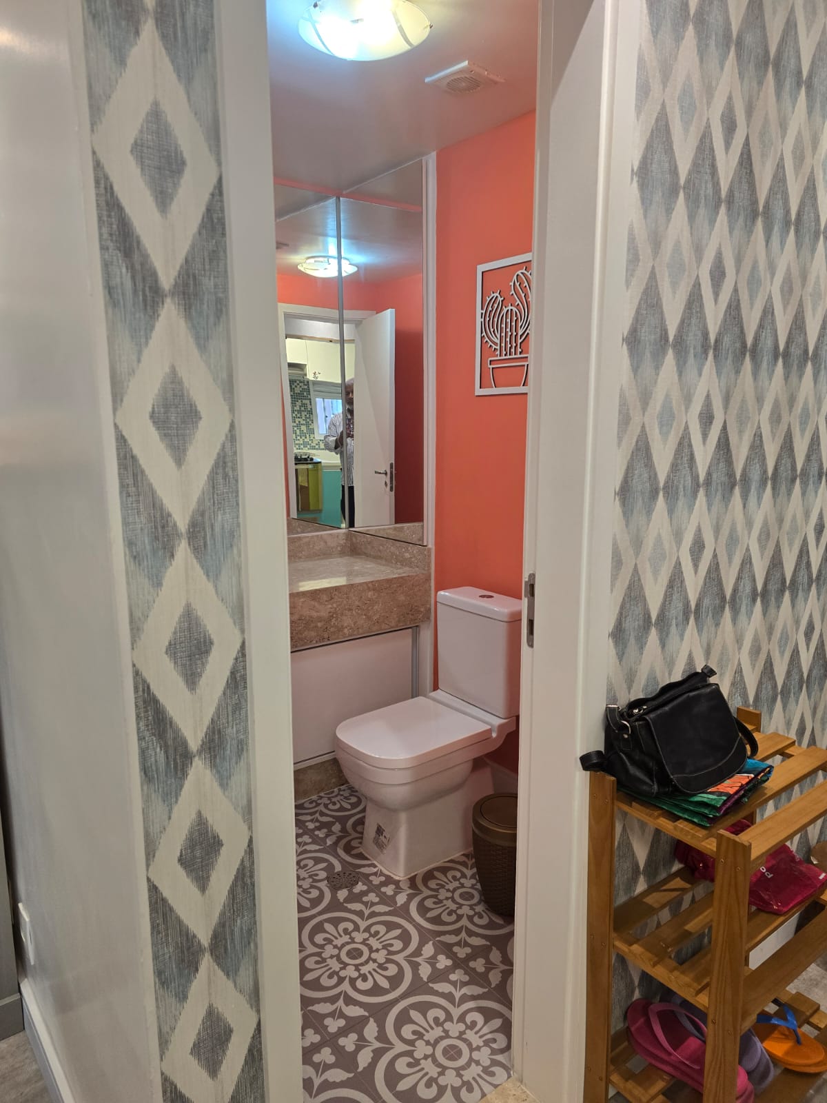 Lavabo do apartamento 3 dormitórios no Condomínio Alegria, Guarulhos