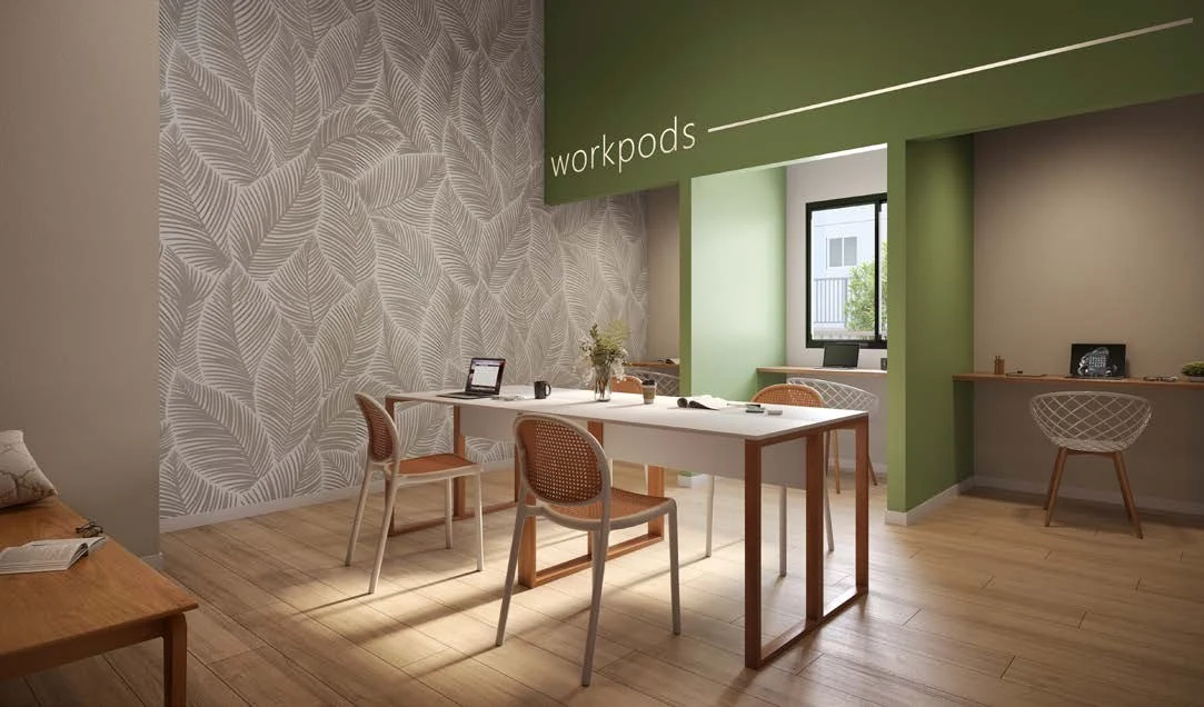 Coworking do condomínio Residencial Marô by BP8 em Guarulhos
